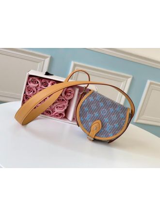 #M55459 Louis Vuitton 2019 Monogram LV Pop Tambourin-Blue