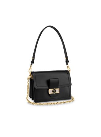 #M55838 Louis Vuitton 2020 Dauphine Lugano Mini-Black