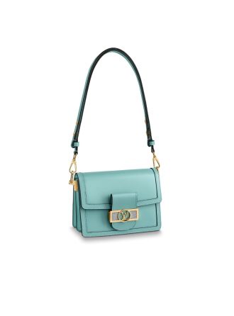 #M55837 Louis Vuitton 2020 Dauphine Lugano Mini-Azur Blue