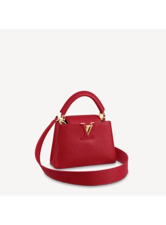 #M56845 Louis Vuitton Capucines Mini Handbag