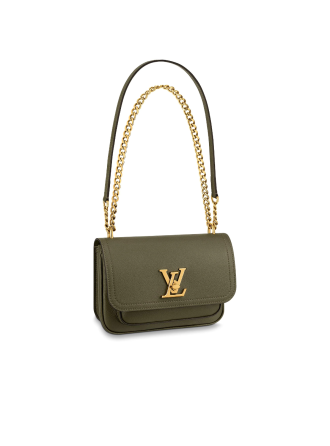 #M57067 Louis Vuitton Lockme Chain PM-Khaki Green