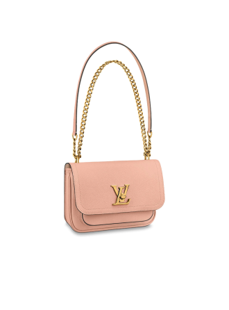 #M57071 Louis Vuitton Lockme Chain PM-Rose des Sables Pink