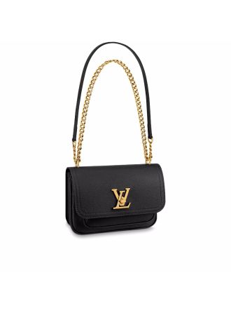 #M57073 Louis Vuitton Lockme Chain PM-Black