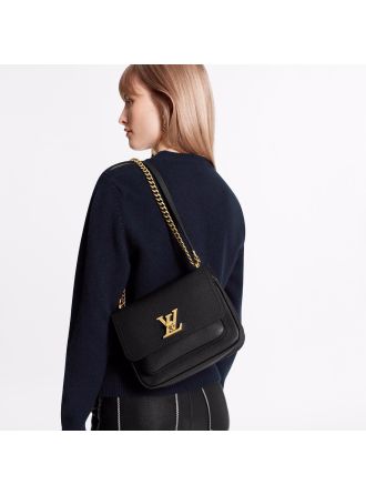 #M57073 Louis Vuitton Lockme Chain PM-Black