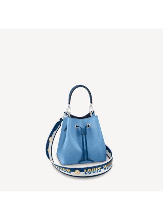 #M57691 Louis Vuitton Epi Grained NéoNoé BB Bucket Bag-Bleuet Blue