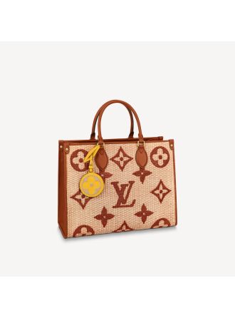 #M57707 Louis Vuitton Monogram Raffia OnTheGo MM