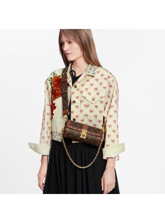 #M57835 Louis Vuitton Monogram Canvas Papillon Trunk Handbag