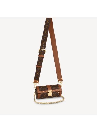 #M57835 Louis Vuitton Monogram Canvas Papillon Trunk Handbag