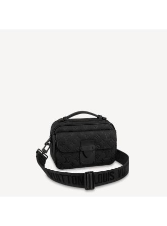 #M58489 Louis Vuitton Monogram Macassar S Lock Messenger