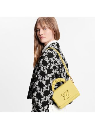 #M58571 Louis Vuitton Taurillon Leather Twist PM-Yellow