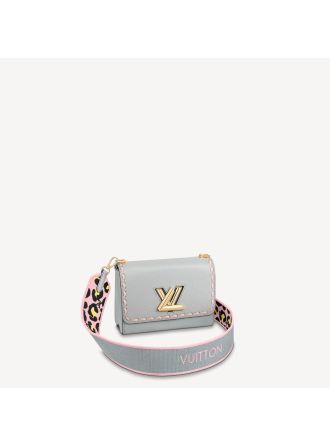 #M58606 Louis Vuitton Signature Epi Leather Twist MM-Gray