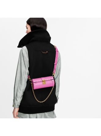 #M58649 Louis Vuitton Epi Papillon Trunk Handbag-Rose