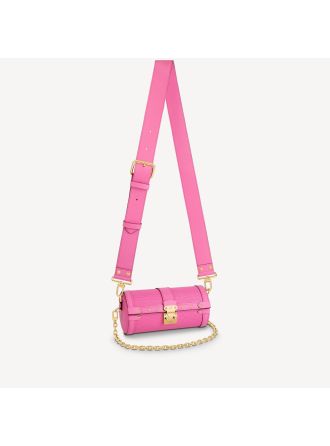 #M58649 Louis Vuitton Epi Papillon Trunk Handbag-Rose