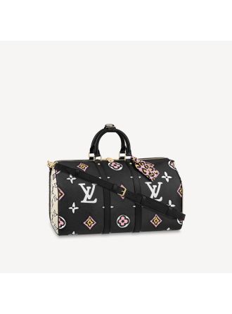 #M58656 Louis Vuitton Wild at Heart Keepall Bandoulière 45 Bag