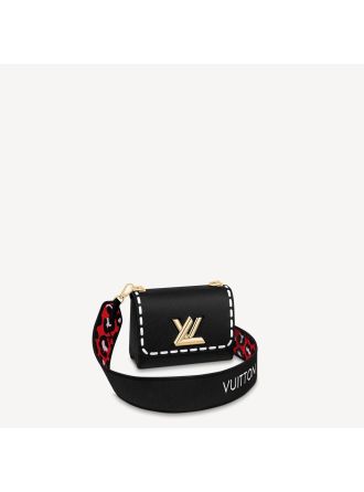 #M58723 Louis Vuitton Signature Epi Leather Twist PM-Black