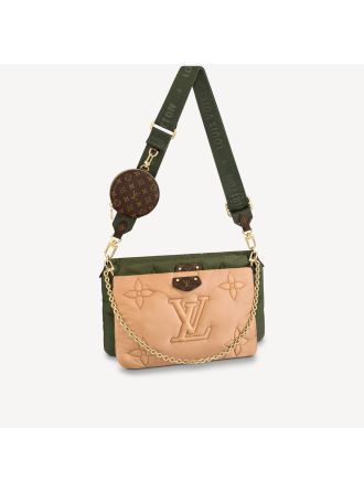 #M58977 Louis Vuitton Maxi Multi Pochette Accessoires Bag-Khaki Green