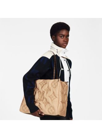 #M59007 Louis Vuitton Monogram Econyl OnTheGo GM Tote Bag