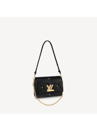 #M59029 Louis Vuitton Sheepskin Leather Twist MM
