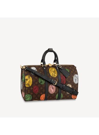 #M59261 Louis Vuitton LVxFornasetti Monogram Cameo Keepall Bandoulière 45