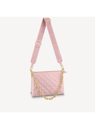 #M59276 Louis Vuitton Monogram Embossed Puffy Coussin PM Handbag