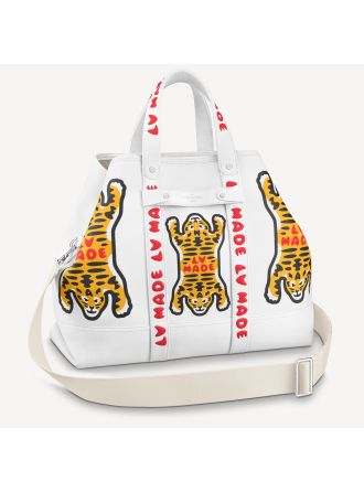 #M59366 Louis Vuitton Nigo’s Colorful “LV Made” Tiger Tote Journey