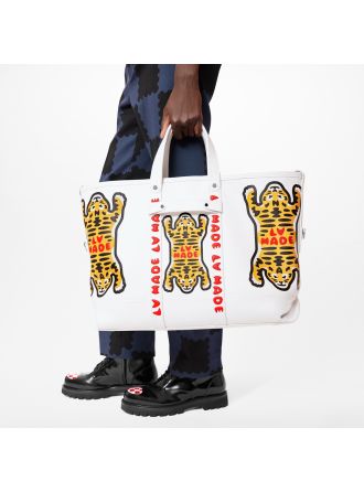 #M59366 Louis Vuitton Nigo’s Colorful “LV Made” Tiger Tote Journey
