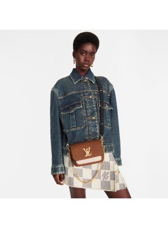 #M59491 Louis Vuitton Grained Calf Leather Lockme Tender