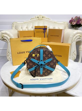#M59706 Louis Vuitton EPI Cluny Mini Handbag-Blue
