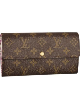 #M60105 Louis Vuitton Monogram Sarah Wallet Leopard