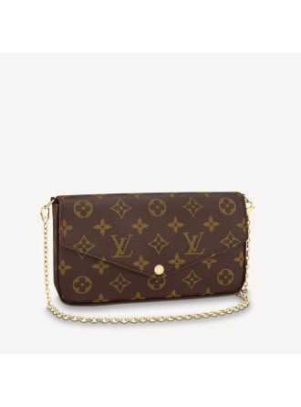 #M61276 Louis Vuitton Monogram Canvas Pochette Felicie