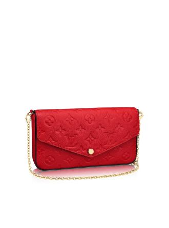 #M64065 Louis Vuitton 2020 Félicie Pochette-Cherry
