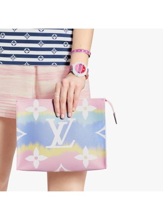 #M69137 Louis Vuitton Monogram Canvas LV Escale Poche Toilette 26-Pastel