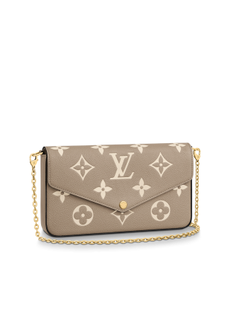 #M69977 Louis Vuitton Monogram Empreinte Félicie Pochette