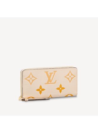 #M80402 Louis Vuitton Summer 2021 Zippy Wallet-Cream