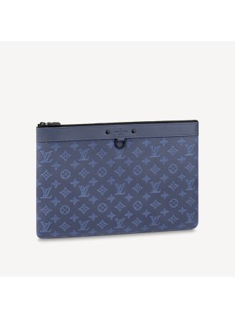 #M80425 Louis Vuitton Monogram Shadow Discovery Pochette GM