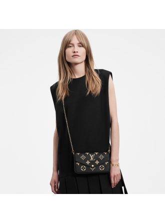 #M80482 Louis Vuitton Monogram Empreinte Félicie Pochette
