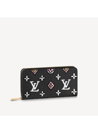 #M80683 Louis Vuitton Wild at Heart Zippy Wallet