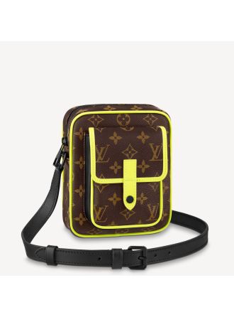#M80793 Louis Vuitton Monogram Macassar Christopher Wearable Wallet-Yellow