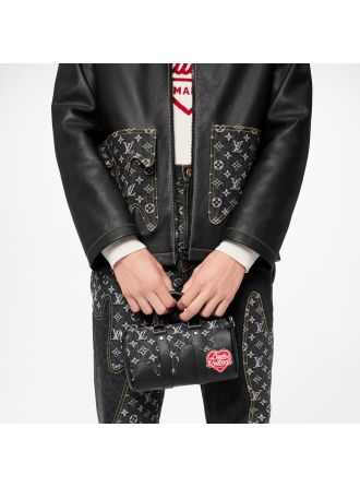 #M81010 Louis Vuitton Monogram Drip Keepall XS