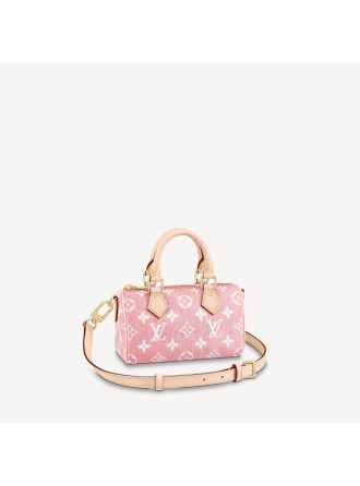 #M81213 Louis Vuitton Monogram Jacquard Denim Nano Speedy