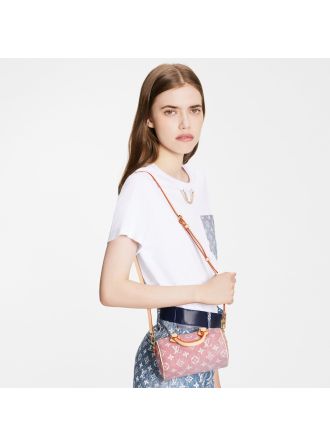 #M81213 Louis Vuitton Monogram Jacquard Denim Nano Speedy