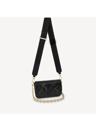 #M81398 Louis Vuitton BUBBLEGRAM WALLET ON STRAP WALLET