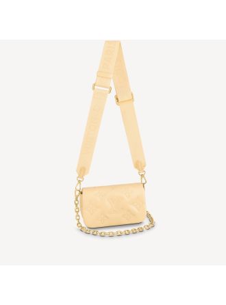 #M81400 Louis Vuitton BUBBLEGRAM WALLET ON STRAP WALLET