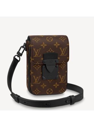 #M81522 Louis Vuitton Monogram Macassar S-Lock Vertical Wearable Wallet