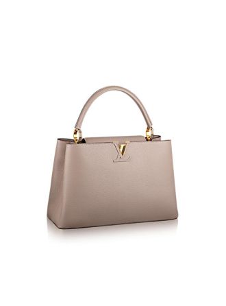 #M94428 Louis Vuitton Capucines MM Handbag -Galet