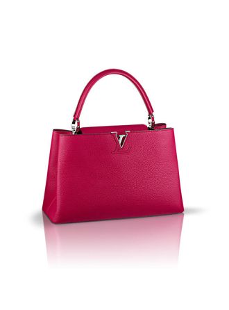 #M94538 Louis Vuitton Capucines MM Handbag -Fuchsia