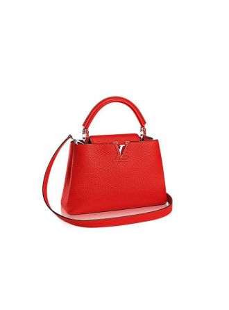 #M94636 Louis Vuitton 2015 Capucines BB Handbag -Red