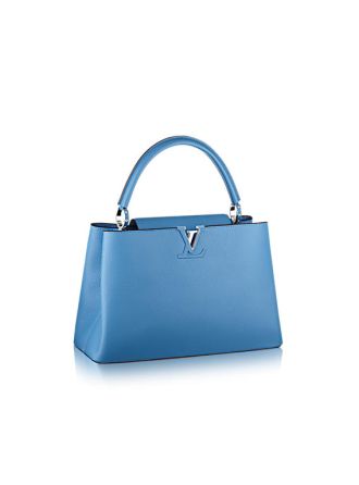 #M94663 Louis Vuitton Capucines MM Handbag -Bleuet