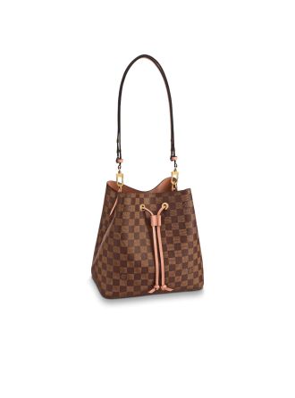 #N40198 Louis Vuitton 2020 Damier Ebène NéoNoé-Venus Pink