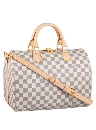 #N41000 Louis Vuitton 2013 Damier Azur Speedy Bandouliere Speedy 25